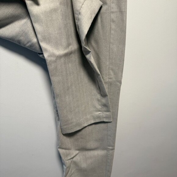 GAP Grey Pull on Ankle Pleated Trouser 10 - Picture 3 of 16